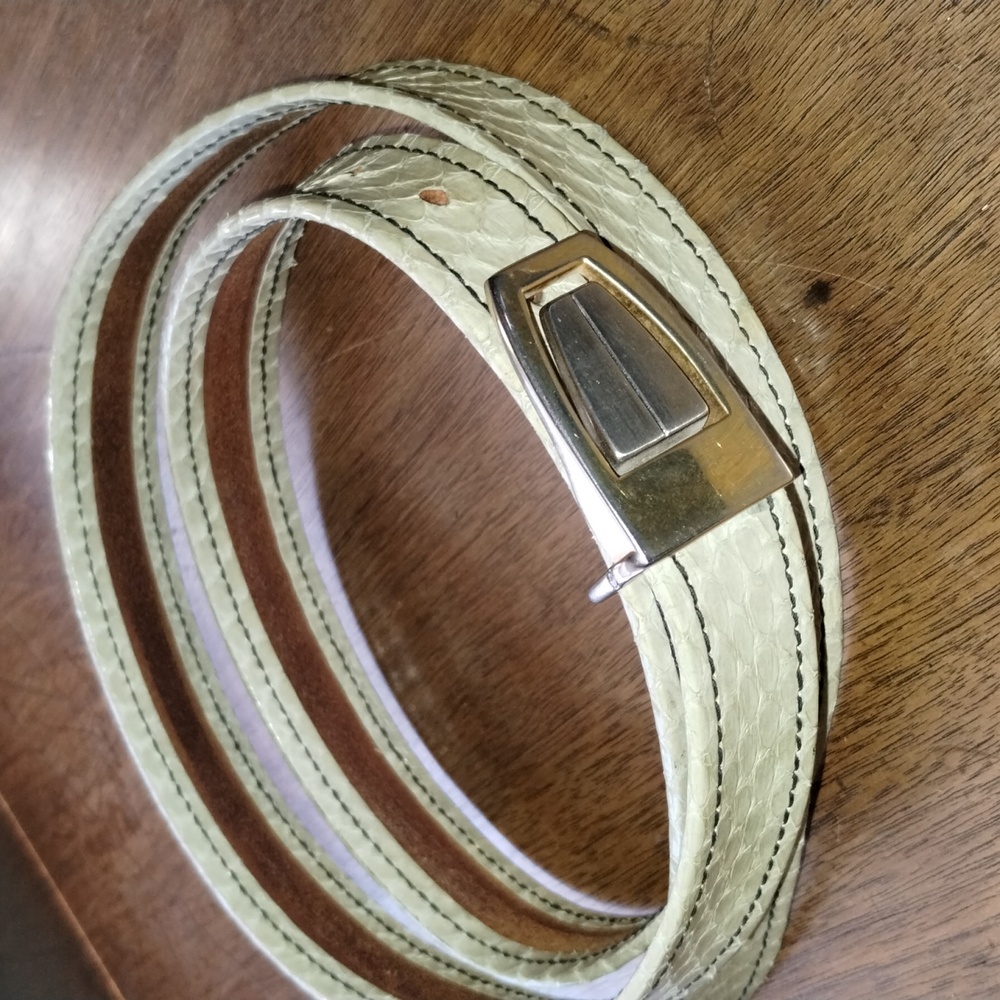 Vintage Lizard Belt